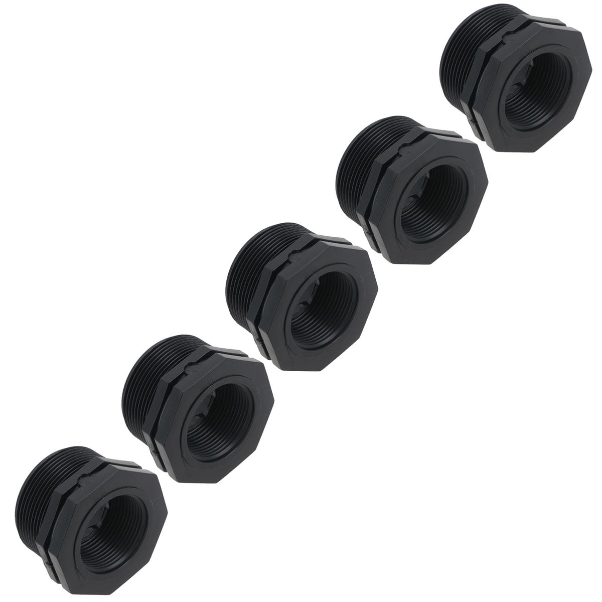 Polypropylene PP 2in – 1-1/2in Female – Male Pipe Threaded Reducing Bush
