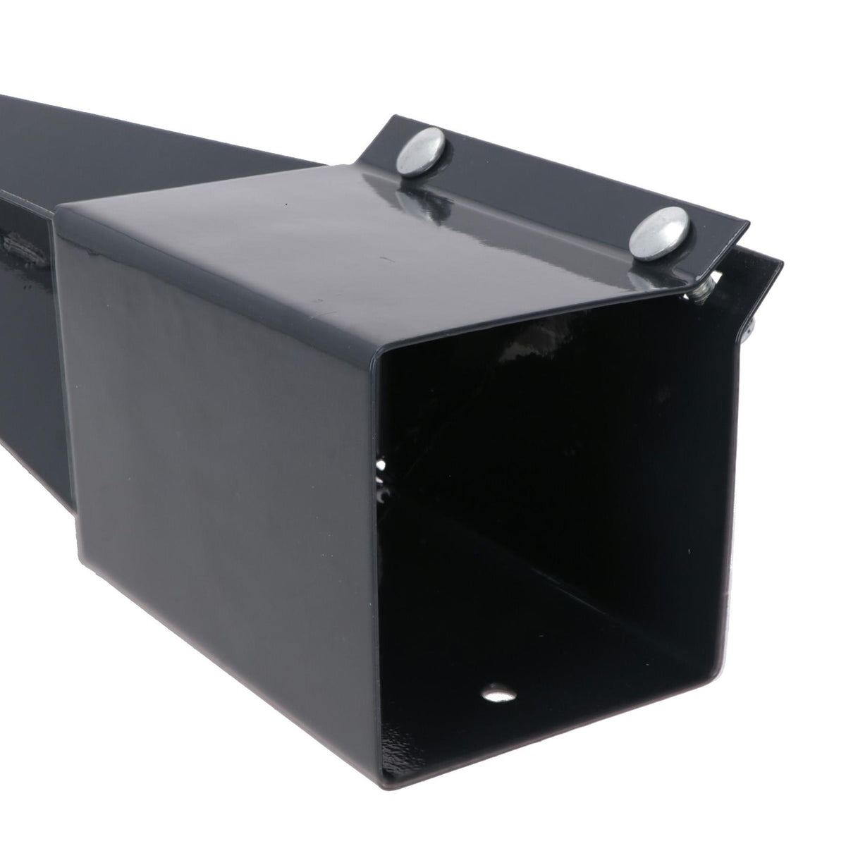 Fence Post Holder Support Drive In Spike Grey 100mm x 100mm x 750mm