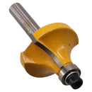 TCT Round Over Router Bit Bearing Guided Cutter 28.6mm D 9.5mm R 1/4 Shank