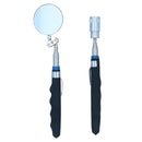 Magnetic Telescopic Pick Up Tool Extending Reach Inspection Mirror Rubber AT901