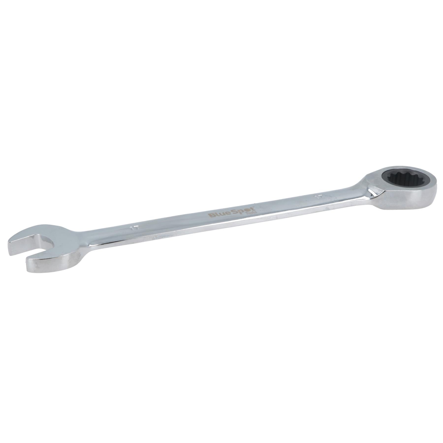 17mm metrischer Ratschen-Maulschlüssel, 72 Zähne, umkehrbar