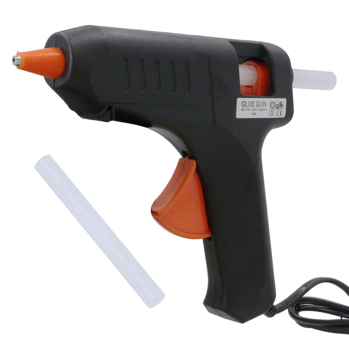 40 Watt Hobby Modelling Glue Gun Hot Melt Gluing Heat Electric Trigger + 2 Glue