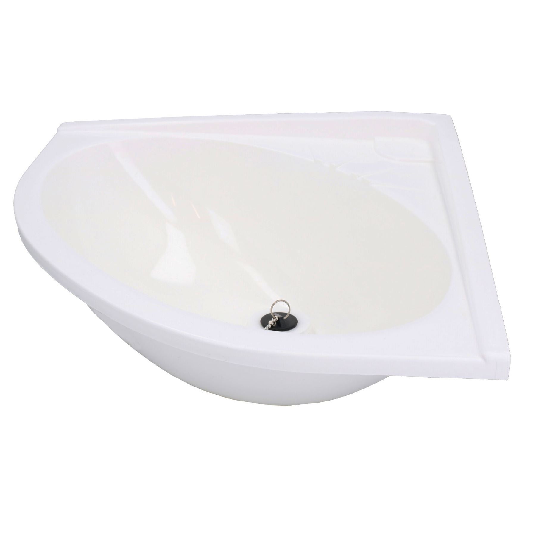 Mini lavabo de toilette en plastique d'angle pour caravane, camping-car, bateau, salle de bain, haute qualité