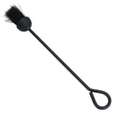 18" Loop Top Brush Fire Coal Wood Log Burner Black Steel Metal 450mm Sweep