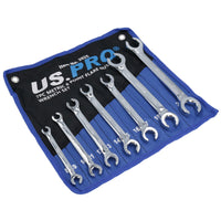 13pc Metric + Imperial Flare Nut Brake Gas Fuel Pipe Spanner Wrench Sets