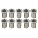 Lot de 10 écrous à riveter en aluminium de 8 mm, écrous à riveter, inserts filetés, écrous borgnes