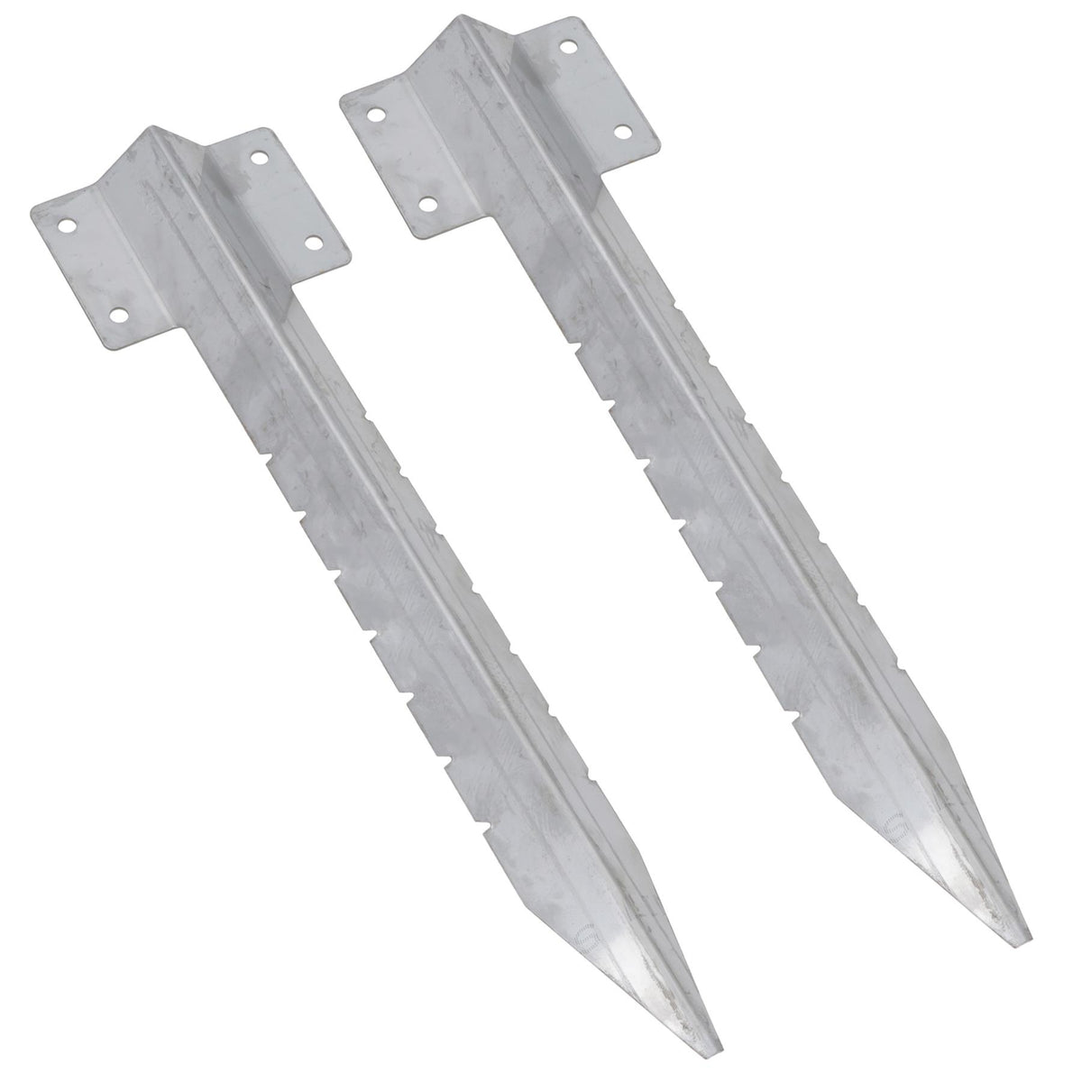 Garden Single Sleeper Straight Support Spike Stake Stainless Steel 440mm