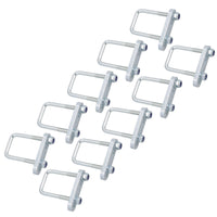 M10 U-Bolt 48mm x 100mm with Plate High Tensile for Boat Trailers