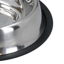 Stainless Steel Small Non Slip Pet Bowl Dish Food Water Dogs Cats 16cm