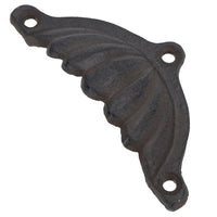 Furniture Door Pull Handle Cast Iron Cupboard Drawer Chest Shell Cup Clam