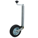 42mm Jockey Wheel Trailers Caravans 200mm Steel Centred Wheel + Split Clamp