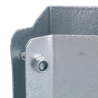 Fence Post Bolt Down Shoe Holder Support Clamp Galvanised 100 x 100mm