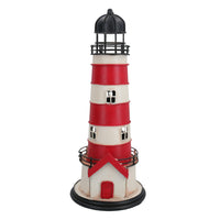 Quality Historical Metal Vintage Light House Metal Model Replica Ornament Gift