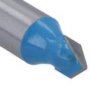TCT V Groove Router Cutter Cutting Bit 9.5mm D 90 Degree Angle 1/2" Shank
