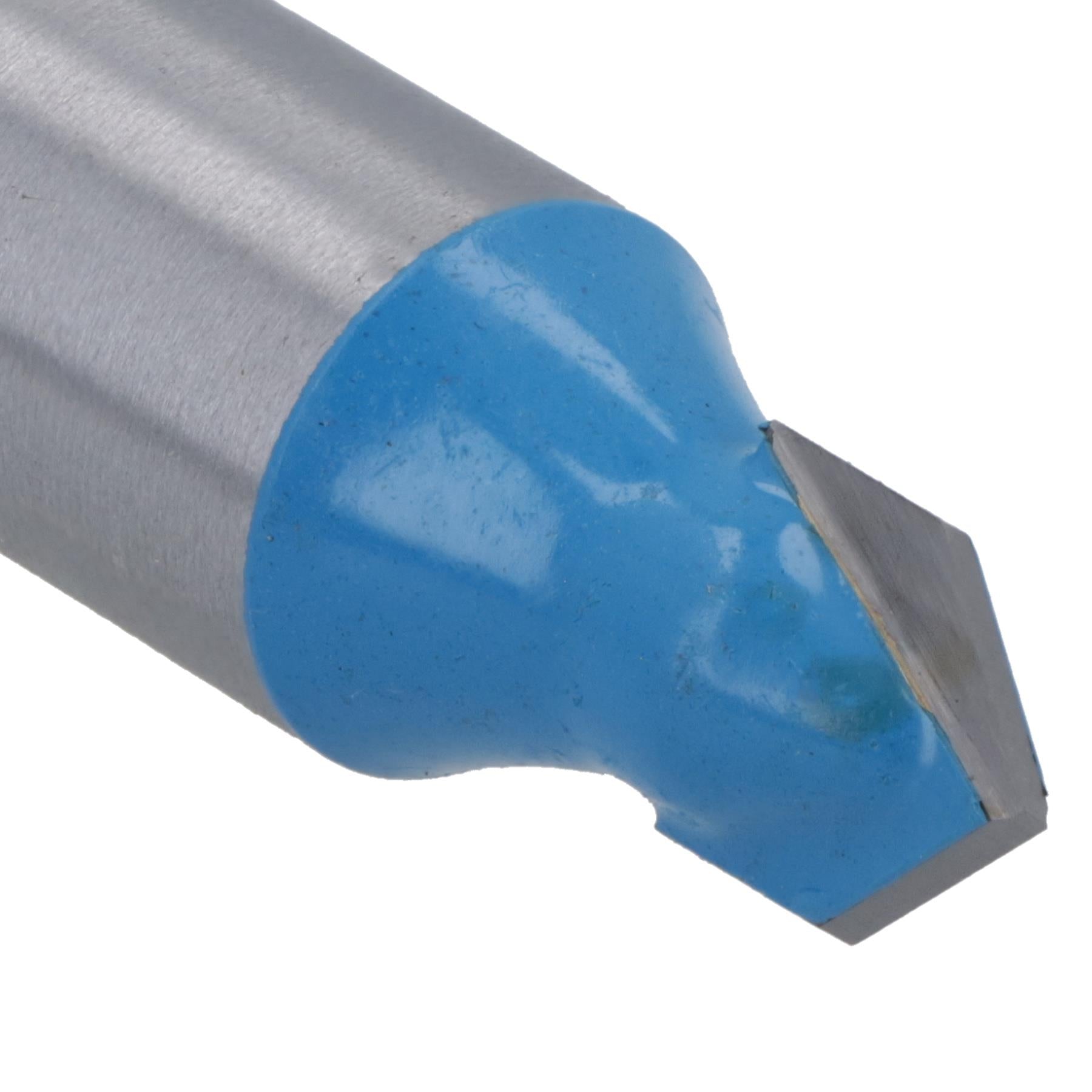 TCT V Groove Router Cutter Cutting Bit 9.5mm D 90 Degree Angle 1/2" Shank