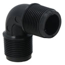 Polypropylene PP 3/4in BSP Male x Male Threaded 90° Elbow Connector
