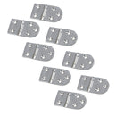 Polished Door Oval Hinge Stainless Steel 40mm x 75mm 316 Marine Cabin