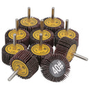 50mm 40 Grit Abrasive Flap Wheel Discs Sanding Rust Removal 6mm Shank