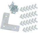 37mm (1.5in.) Corner Mending Plate Angle Bracket L Shape Reinforcing Repairing