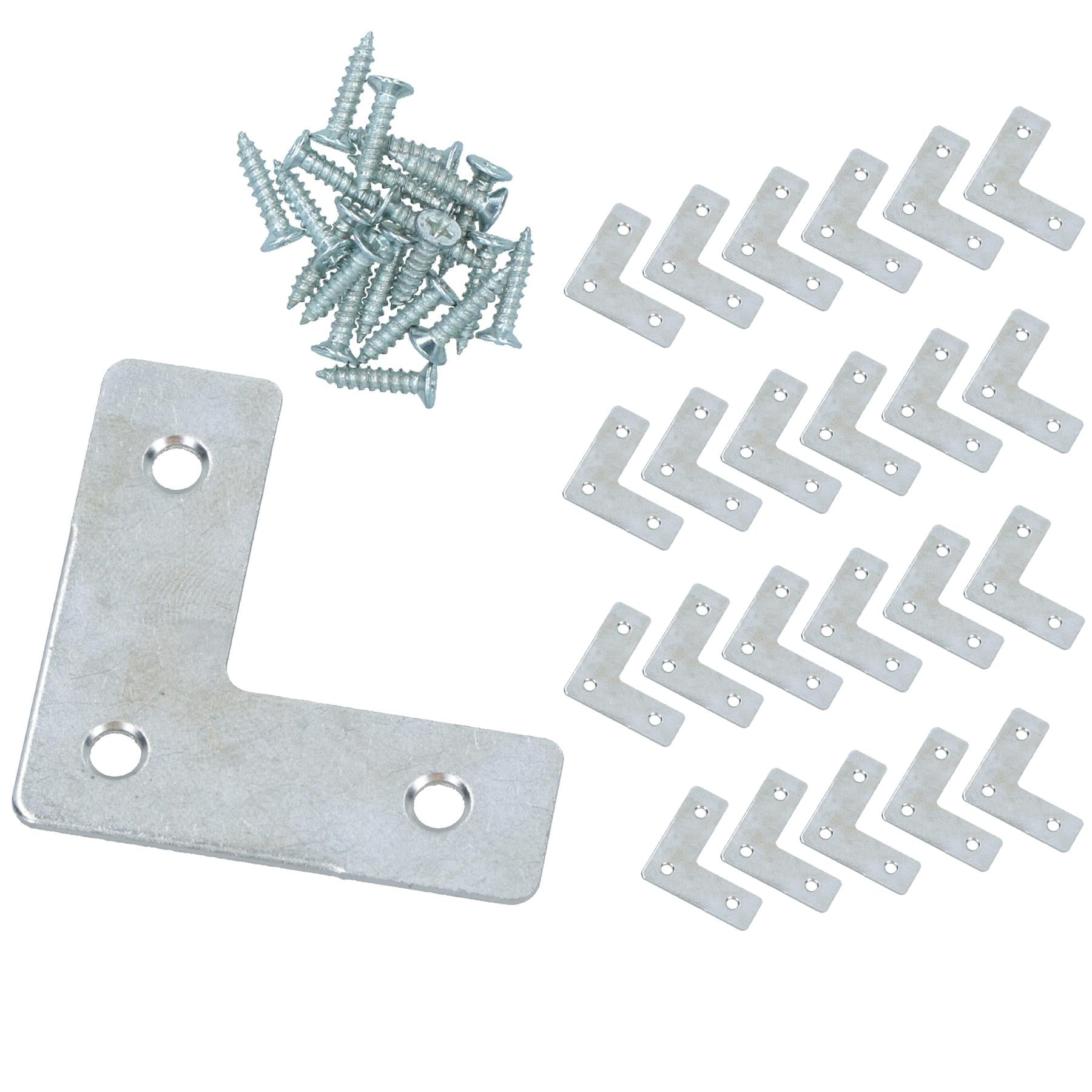 37mm (1.5in.) Corner Mending Plate Angle Bracket L Shape Reinforcing Repairing