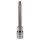 M9 x 120mm 1/2" Drive Extra Long Male Spline Bit Socket