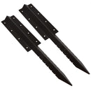 Garden Double Sleeper Straight Support Spike Stake Powder Coated 670mm
