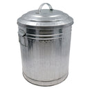 15L Galvanised Midi Bin Stainless Steel Kitchen Bathroom House Rubbish Dustbin