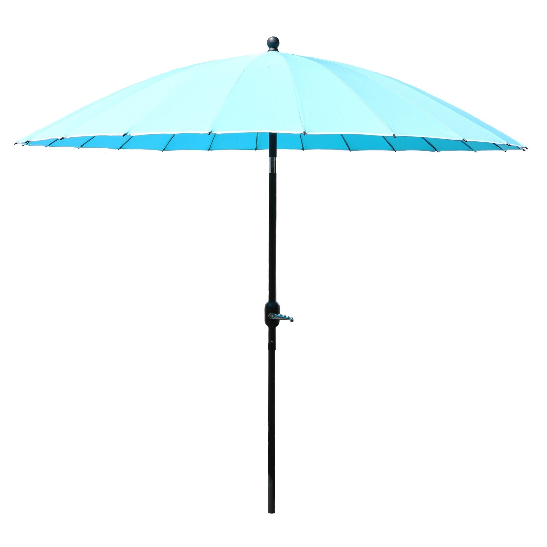 Parasol de jardin inclinable et à manivelle en aluminium de 2,6 mètres de large Shanghai