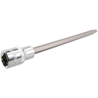 6mm Hex Allen Key Long Bit Internal Socket Metric 1/2" Drive 200mm Length Cr-V