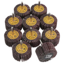 60mm 120 Grit Abrasive Flap Wheel Discs Sanding Rust Removal 6mm Shank