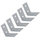 Timber Joist Angle Bracket Fastening Plate Galvanised Steel 100 x 100 x 50mm