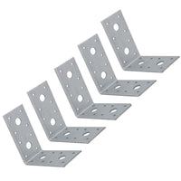 Timber Joist Angle Bracket Fastening Plate Galvanised Steel 100 x 100 x 50mm