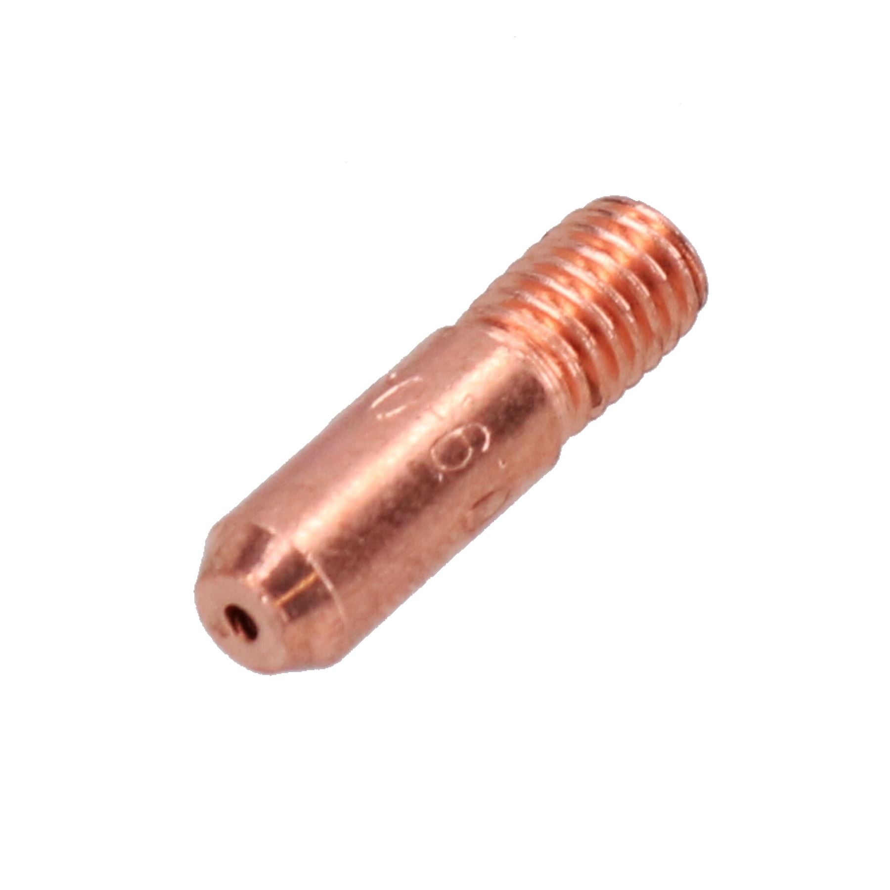 Mini pointes de contact de 0,6 à 1,0 mm pour torche de soudage amateur, soudeuse à gaz MIG, filetage M5