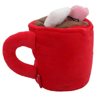 Cadeau de Noël pour chien Tasse à café Mellow Coco Jouet en peluche grinçant festif