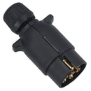 12N 7 Pin Plug Plastic Car Trailer Caravan Electrical Wiring Lights Connector