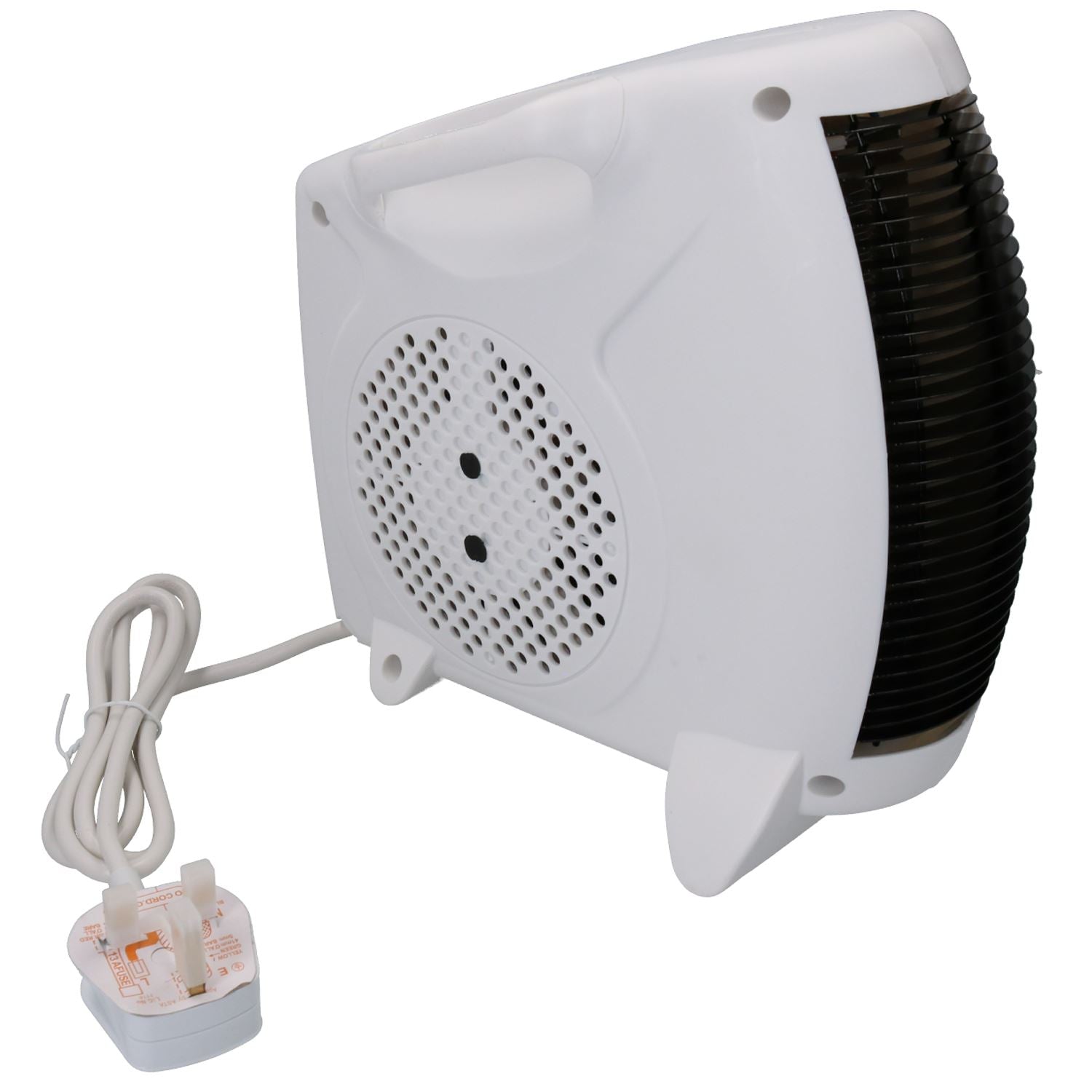 2KW Electric Upright or Flat Blow Fan Heater 2 Heat Settings Hot Or Cold Air