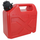 5L Plastic Fuel Jerry Can & Auto Spout Petrol Diesel Storage 5 Litre Made in Italy