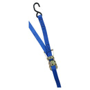 Blue Ratchet Strap Tie Down Trailer 4m Hook Cargo Strap 325kg Recovery