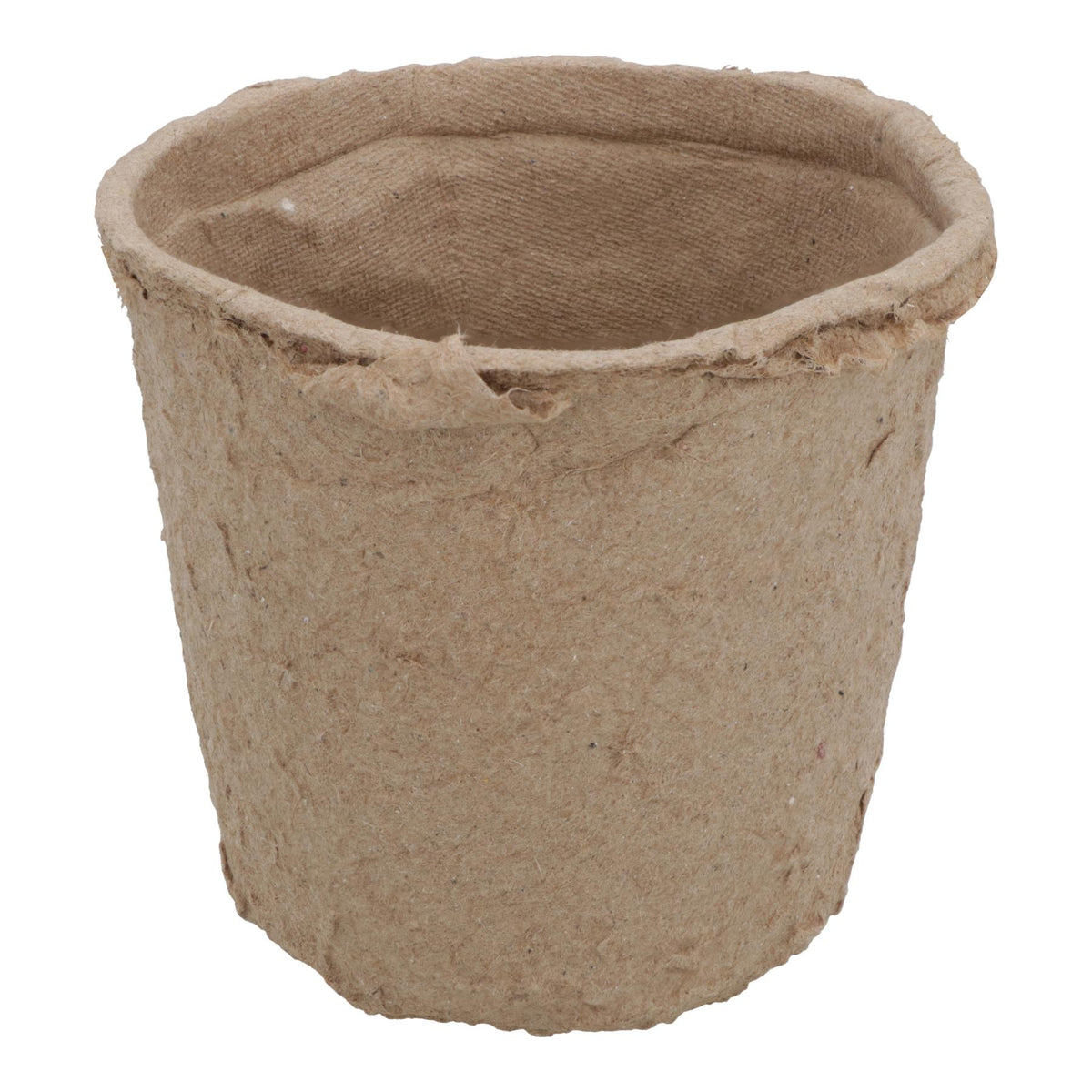 Biodegradable Fibre Plant Pots For Seeds Seedlings Cuttings Round 6 x 6.5cm