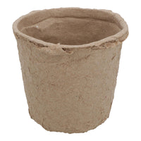Biodegradable Fibre Plant Pots For Seeds Seedlings Cuttings Round 6 x 6.5cm