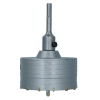 Adaptateur de carotteuse 110 mm + foret pilote pour brique, maçonnerie, béton, pointe TCT