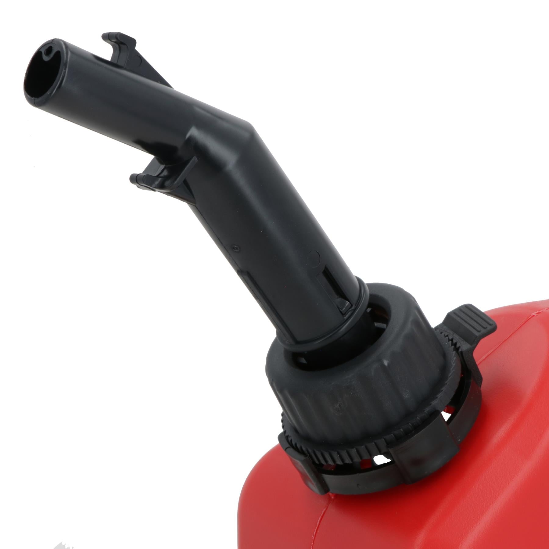 5L Plastic Fuel Jerry Can & Auto Spout Petrol Diesel Storage 5 Litre Made in Italy