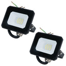 10 Watt LED Mini Floodlight Garden Lighting 800 Lumens IP65 + Mounting Bracket