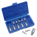 13pc Male Torx Star Bit Sockets Mixed Drive 1/4" 3/8" And 1/2" T8 - T70