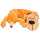 Plush Super Soft Unstuffed Wild Crinkler Lion Dog Toy With Squeak 60x14x9cm