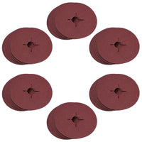 115mm Fibre Sanding Discs 60 Grit Medium Disc For 4-1/2” Backing Pad