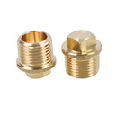 2 PACK Universal Brass Boat Drain Plug Speedboat Rib Garboard Bung Transom