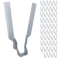 Long Leg Joist Hanger Or I-Beam Fastener Fixing Support Galv 75mm Wide
