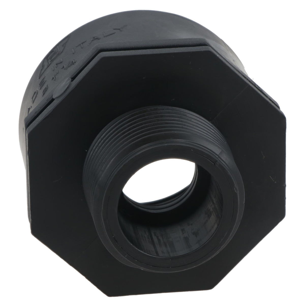Polypropylene PP Threaded Reducing Socket Female – Male 1-1/4in – 1in BSP