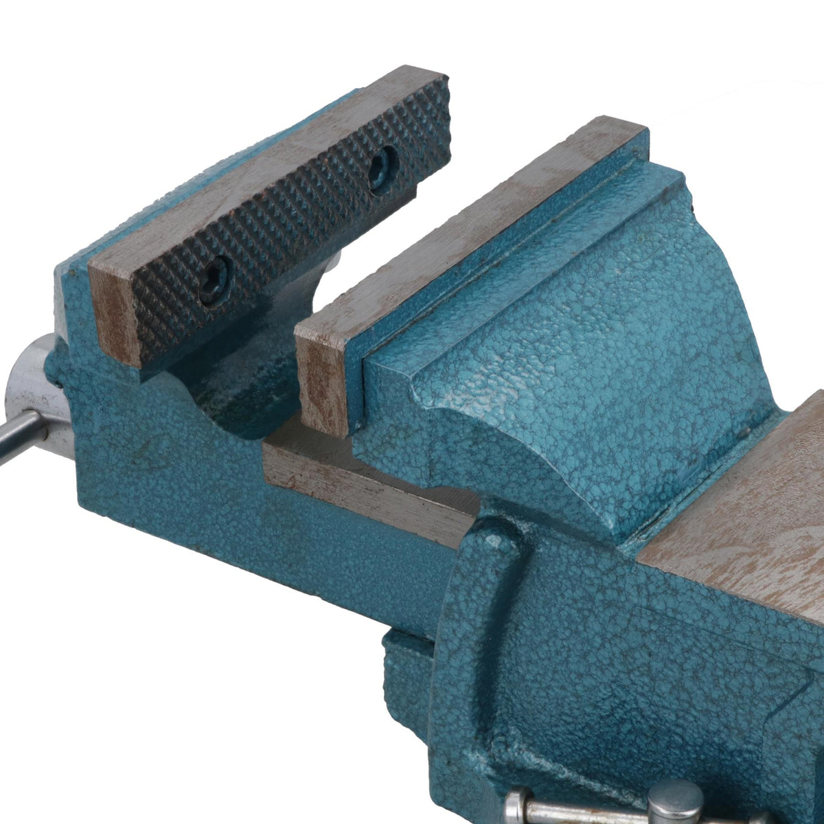 4 Inch Heavy Duty Bench Vice With Swivel Base + Anvil Workshop Clamp Cast Iron